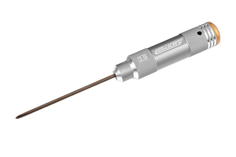 Team Corally Factory Pro Werkzeug Gehärtete Klinge Alu Griff Kreuzschlitz 3.0mm / C-16150