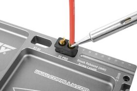 Team Corally Multi-purpose Ultra Tray Mehrzweck Kleinteile Behälter Lötvorrichtung CNC gefrästes Aluminium Farbe Rot / C-16306