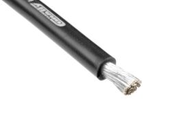 Team Corally Ultra V+ Silikon Kabel Extrem hochflexibel Schwarz 10AWG 2683 / 0.05 Stränge AD 5.5mm 1m / C-50106