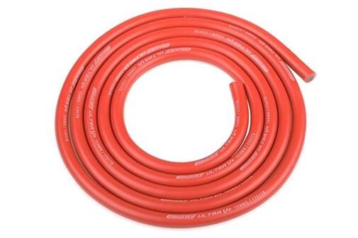 Team Corally Ultra V+ Silikon Kabel Extrem hochflexibel Rot 12AWG 1731 / 0.05 Stränge AD 4.5mm 1m / C-50110