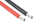 Team Corally Ultra V+ Silikon Kabel Extrem hochflexibel Schwarz und Rot 14AWG 1018 / 0.05 Stränge AD 3.5mm 2x 1m / C-50122