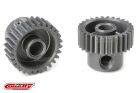 Team Corally 64 DP Motorritzel Hard Eloxiert AL7075 28 Zähne Welle 3.17mm / C-70328