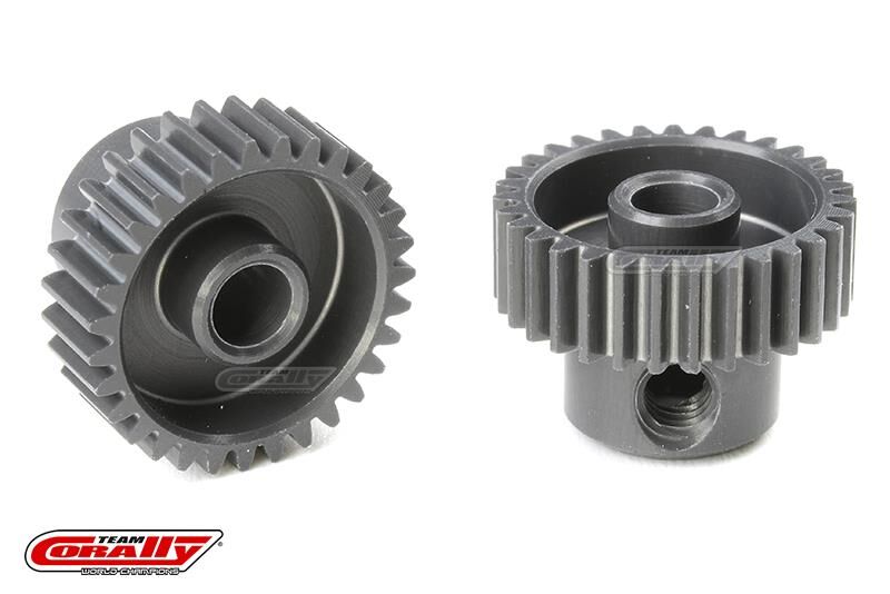 Team Corally 64 DP Motorritzel Hard Eloxiert AL7075 31 Zähne Welle 3.17mm / C-70331