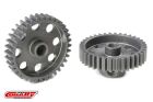 Team Corally 48 DP Motorritzel Hard Eloxiert AL7075 36 Zähne Welle 3.17mm / C-70436