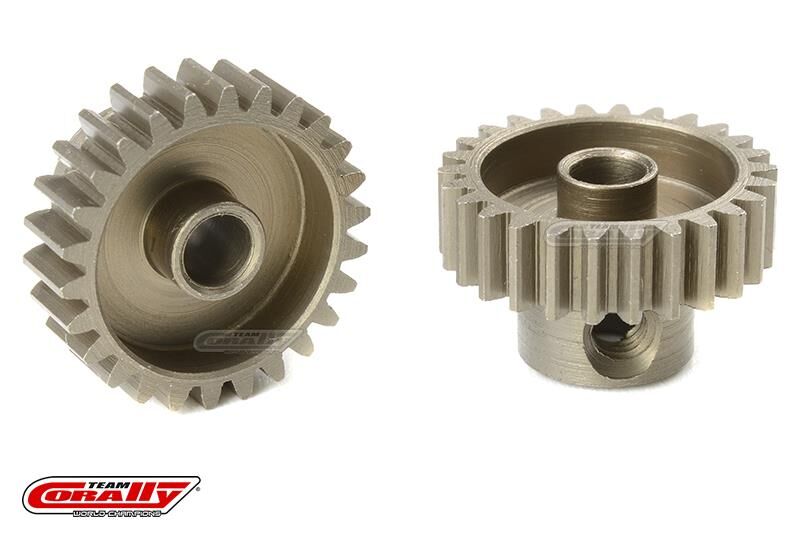 Team Corally 48 DP Motorritzel Stahl gehärtet 26 Zähne Welle 3.17mm / C-71426