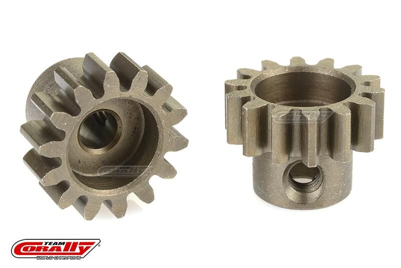 Team Corally 32 DP Motorritzel Stahl gehärtet 14 Zähne Welle 3.17mm / C-71514