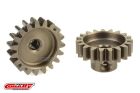 Team Corally 32 DP Motorritzel Stahl gehärtet 19 Zähne Welle 3.17mm / C-71519