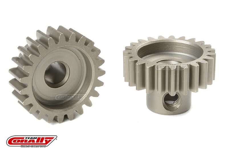 Team Corally 32 DP Motorritzel Stahl gehärtet 23 Zähne Welle 5mm / C-72523