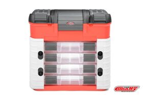 Team Corally Pit Koffer 4 Sortimentsbox Schubladen...