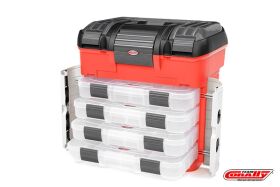 Team Corally Pit Koffer 4 Sortimentsbox Schubladen Universal Schaumeinlage / C-90251