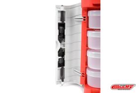 Team Corally Pit Koffer 4 Sortimentsbox Schubladen Universal Schaumeinlage / C-90251