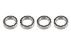 G-Force RC Kugellager Chromstahl ABEC 3 Gummidichtung 8X14X4 MR148-2RS 4 St / GF-0500-014