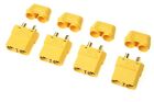 G-Force RC Steckverbinder XT-90H mit kappe Goldkontakten Stecker 4 St / GF-1053-002