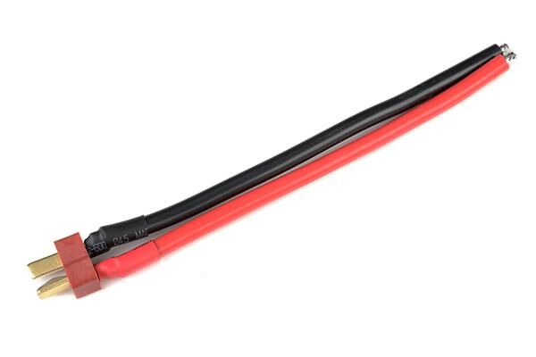 G-Force RC Steckverbinder mit Kabel Deans Goldkontakten Stecker 12AWG Silikon Kabel 10cm 1 St / GF-1070-004