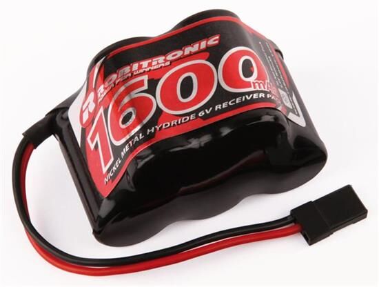 Robitronic NiMH 1600mAh, 3+2 Zellen 2/3 A, Empfänger Akku / RX161