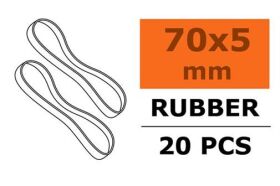 G-Force RC Gummiringen 70 x 5mm 20 St / GF-2000-001