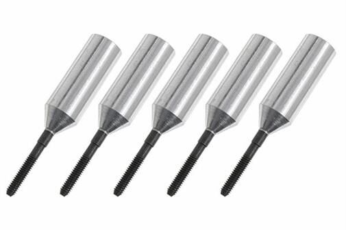 G-Force RC Aluminium Hülsen M2 Kohlefaserstäbe 6mm 5 St / GF-2103-009