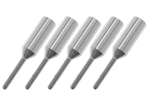 G-Force RC Aluminium Hülsen M2.5 Kohlefaserstäbe 6mm 5 St / GF-2103-010