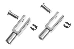 G-Force RC Heavy Duty Aluminium Gabelköpf M4 2 St /...