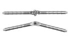 G-Force RC Aluminium Stift-Scharniere Du. 4.5x70mm Abmontierbar 2 St / GF-2179-012