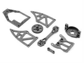 Ishima Servo Top Plate + Motor Holder +Rear Shock Tower +...