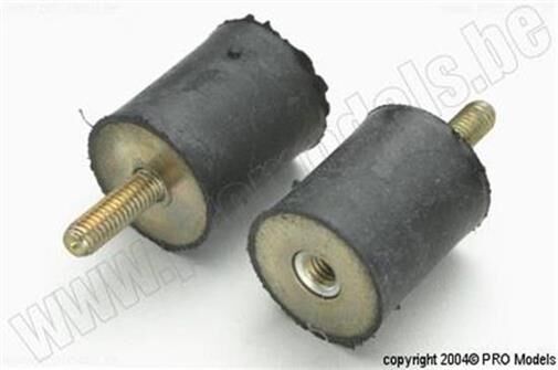 Protech RC Rubber Shock Mount M6, 2 Pcs / MA1318