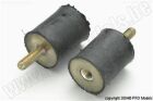 Protech RC Rubber Shock Mount M6, 2 Pcs / MA1318
