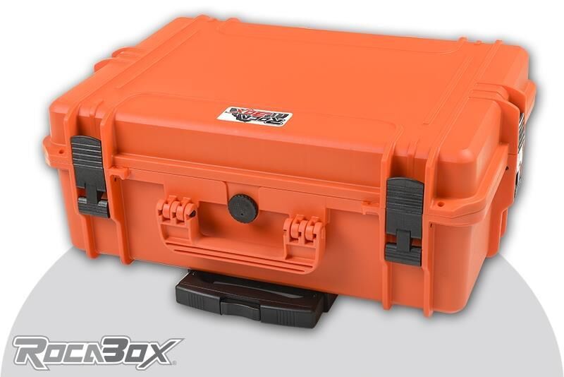 Rocabox Universal Trolley Koffer Wasserdicht IP67 Orange RW-5035-19-OFTR Würfelschaumeinlagen / RW-5035-19-OFTR