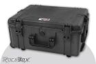 Rocabox Universal Trolley Koffer Wasserdicht IP67 Schwarz RW-5440-24-BFTR Würfelschaumeinlagen / RW-5440-24-BFTR