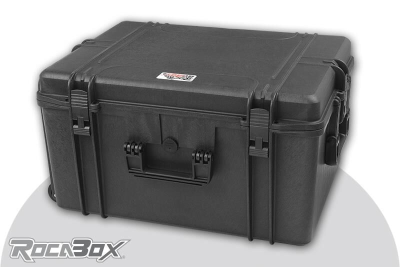 Rocabox Universal Koffer Wasserdicht IP67 Schwarz RW-6246-34-BF Würfelschaumeinlagen / RW-6246-34-BF
