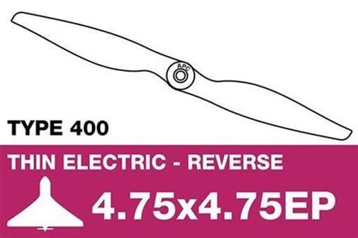 APC Elektro Luftschraube Linkslaufend 400 Klasse 4.75X4.75EP / AP-04747EP