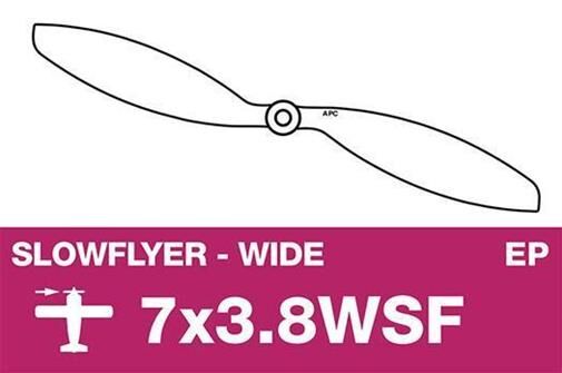 APC Slowflyer Luftschraube 7X3.8Wsf / AP-07038WSF