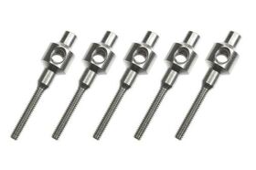 G-Force RC Achraubhülse M2 Draht max. 2.1mm 5St /...