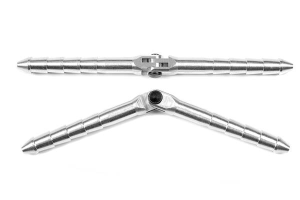 G-Force RC Aluminium Stift-Scharniere Du. 6x98mm Montiert 2 St / GF-2179-021