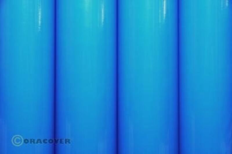 Oracover Blue Fluorescent ( Length Roll 2m Width 60cm ) / OR-21-051-002