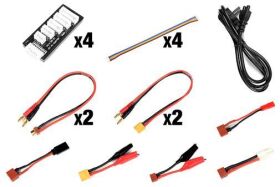 Rc PlusCube 100 4Fach Lader AC-DC 4x 100 Watt / RC-CHA-210