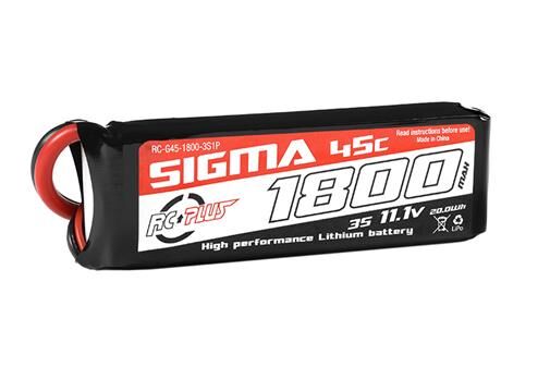 RC Plus Li-Po Akku Sigma 45C 1800 mAh 3S1P 11.1V XT-60 / RC-G45-1800-3S1P