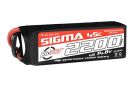 RC Plus Li-Po Akku Sigma 45C 2200 mAh 4S1P 14.8V XT-60 / RC-G45-2200-4S1P