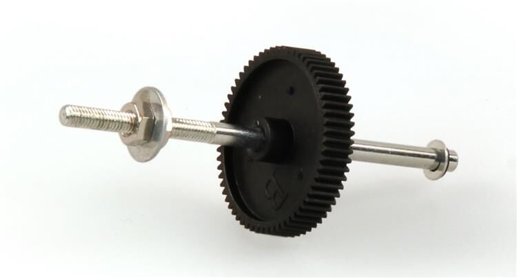 Ares 370 Gearbox Propeller Shaft w/Gear: Gamma 370 / AZS1212