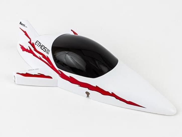 Ares Body/Canopy, Red: Ethos QX 130 / AZSH1321R