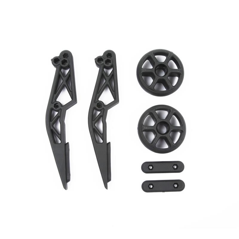 CEN Reeper Wheelie Bar Plastic Parts. (Bracket 2pcs, Wheel 2pcs. / CKR0502