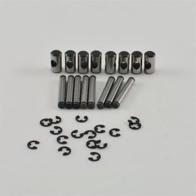 CEN Kardangelenk Stift, Kreuzzapfen, E-Clip Set (8 Sets)...