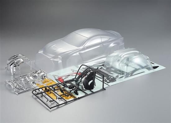 Killerbody Lexus RC F 195mm, klare Karosseri, Kit, all-in / KB48627