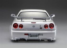 Killerbody Nissan Skyline R34 195mm Perl Weiß lackiert, RTU all-in / KB48644