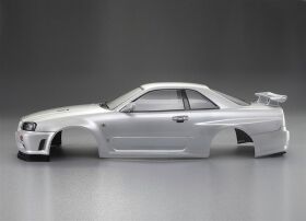 Killerbody Nissan Skyline R34 195mm Perl Weiß lackiert, RTU all-in / KB48644