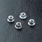 MST-Racing Alum. wheel nut (silver) (4) / MST820001S