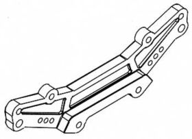 Robitronic Hinterer Dämpfersteher ETC,NTC / R30014