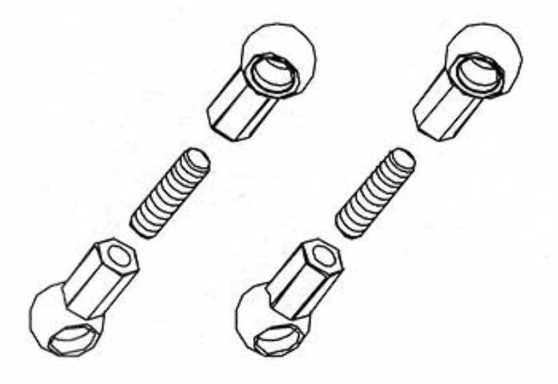 Robitronic Kugelkopf mit Innensechskantschraube / R30040