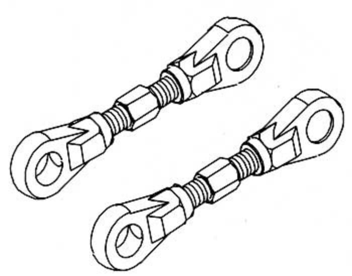 Robitronic Oberer Querlenker hinten NTC (2) / R30042