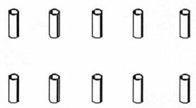 Robitronic Stift 2.0x9.4mm (10 Stk) / R30067